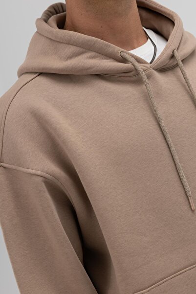 VAMOSCLO Basic oversized με κουκούλα Φούτερ Βιζόν