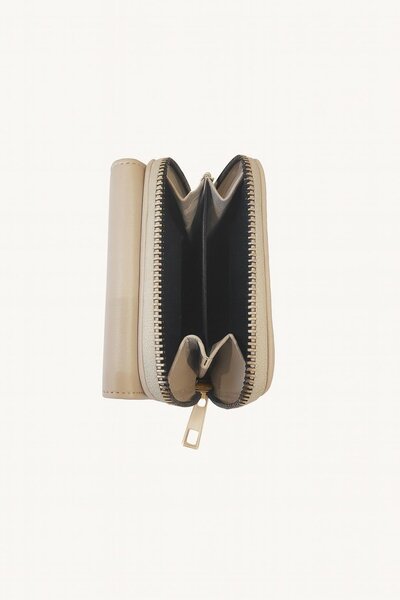 HAKKE Small Snap Zipper Printed Wallet