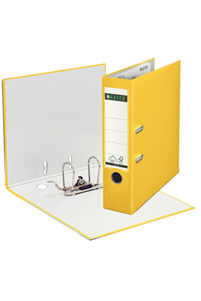 Leitz Bookshelf 180° PP A4 80 mm yellow