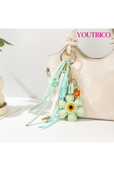 Youtrico Creative Sunflower Bag Pendant Keychain，handmade bag Accessories