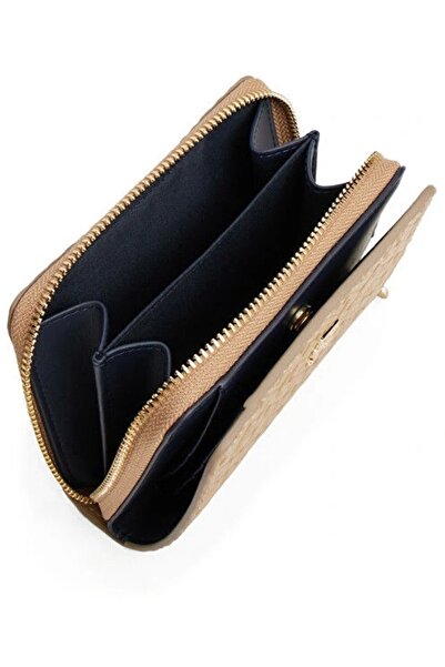 Tommy Hilfiger Th Icon Medium Zippered Monogram Cover Women's White Wallet Aw0Aw17743Rbc