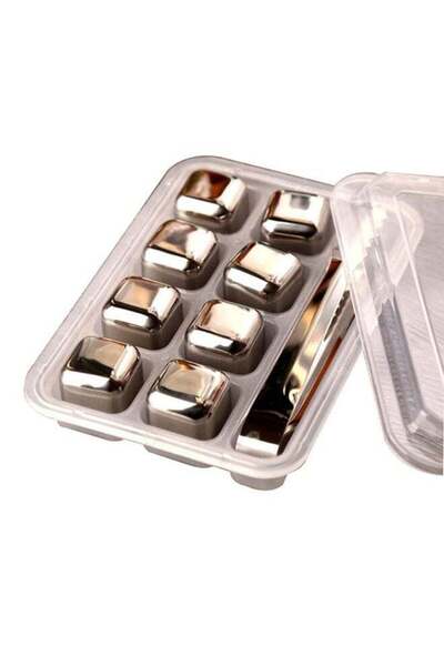 Generic Rock Wine Taste Beer Ice Stone Bar Silver