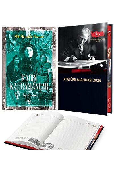 Halk Kitabevi Γυναικείες ήρωες - Τούμπα Έμλεκ και ημερολόγιο με σκληρό εξώφυλ...