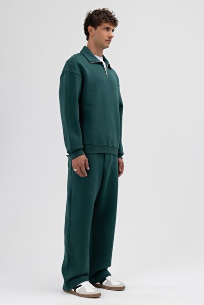 VAMOSCLO oversized Φούτερ με φερμουάρ ψηλός λαιμός Nefti