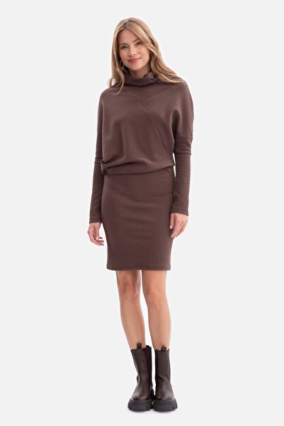 BEWEAR Rochie mini cu dungi și talie ajustată