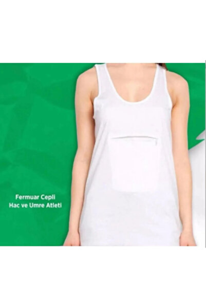 DOĞANYILDIZ Ribana 1 Piece Zippered Pocket Hajj and Umrah Vest
