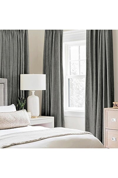 Enventor Set 2 Draperii Blackout Grey, 260 cm x 140 cm - CN