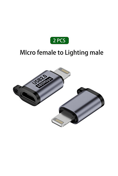 Choice4 محول مايكرو تو لايتنينج من النوع سي، محول يو إس بي سي إلى مايكرو إلى ...