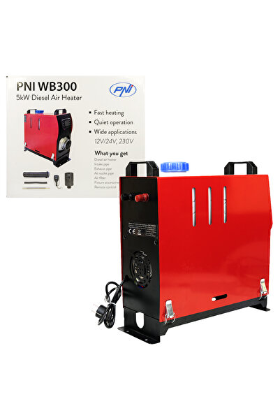 PNI Sistem de incalzire auto stationara WB300 Diesel 5kW 12V, 24V, 230V, 10 niveluri de putere