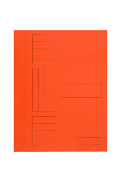OEM Simple red colored cardboard folder 10 pcs/set
