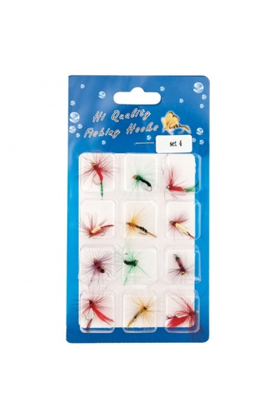 Baracuda Set de 12 muște de păstrăv 04