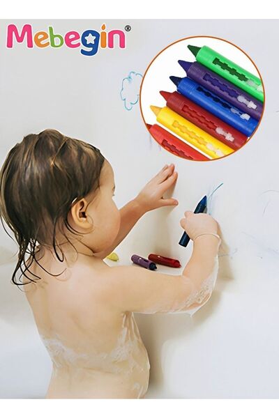 MEBEGIN 6 قطع من أقلام الرسم سهلة المسح، غير سامة وقابلة للغسل، هدية للأولاد ...