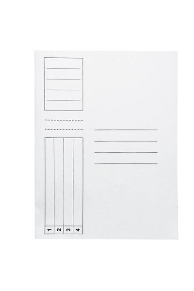 OEM White cardboard file 10pcs/set