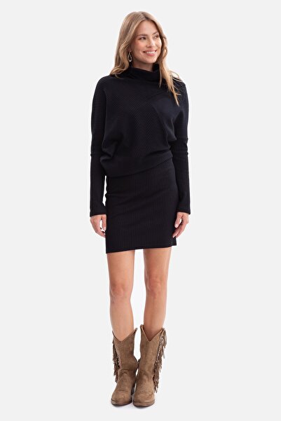 BEWEAR Rochie mini cu dungi și talie ajustată