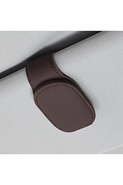 Choice4 واقي شمس من الجلد من شركة جنرال موتورز بلون موكا، إطار نظارات بمشبك م...