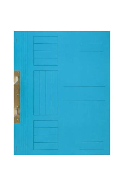 OEM 1/1 blue supercolor cardboard stapled folder 10pcs/set