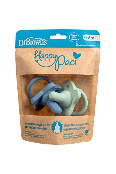 dr browns Set 2 pacifiers Dr. Brown's, complete silicone, from 0 months, Boys