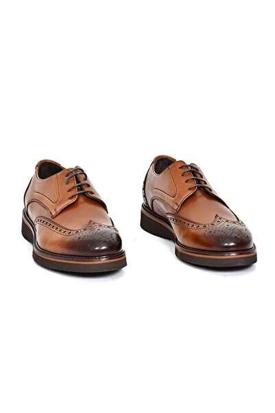 Tuna Genuine Leather Eva Sole Oxford Model Men's Shoes - 3894