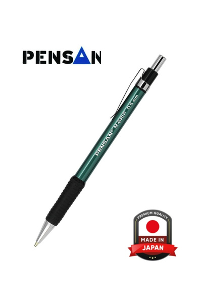 Pensan قلم متعدد الاستخدامات أخضر اللون بسمك 0.5 مم 4004