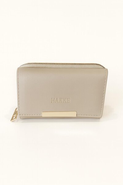 HAKKE Small Snap Zipper Printed Wallet