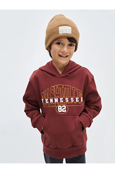 LC Waikiki Μακρυμάνικο μπλουζάκι για αγόρια με στάμπα LCW Kids