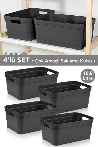 Meleni Home 4 dekorativne piramidalne kutije za odlaganje - organizator za or...