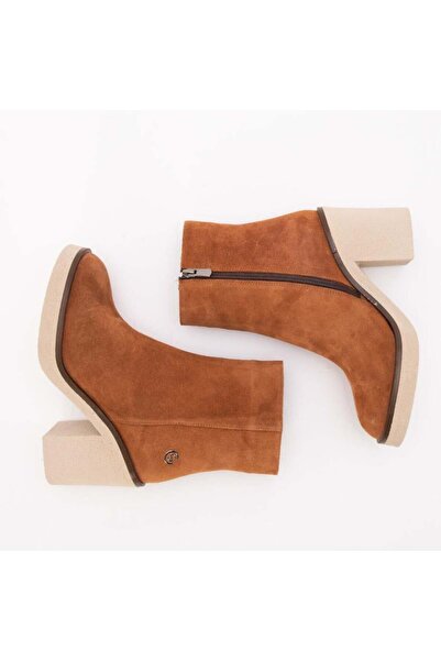 Gusse Γυναικείες δερμάτινες μπότες από δέρμα καστόρι Enyo K608-2