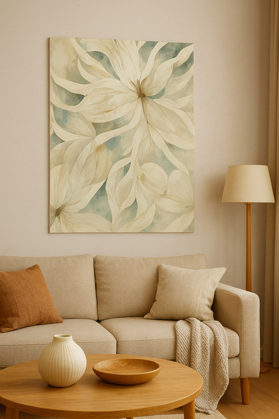 KanvasSepeti Bohemian Landscape Print 50X70 Size Oil Painting Textured High Q...