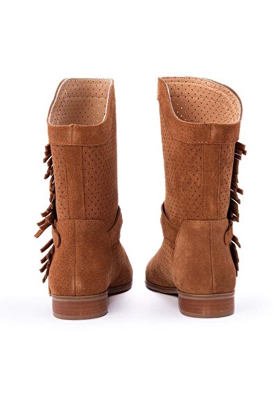 Gusse Novera Γυναικείες καλοκαιρινές μπότες από γνήσιο δέρμα σουέτ K151906-2