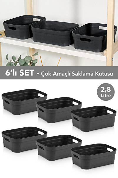 Meleni Home 6 декоративних пірамідних ящиків для зберігання - багатофункціона...