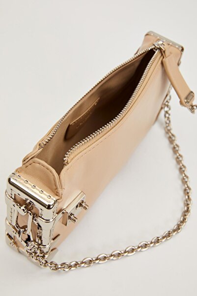 Levidor Mink metal corner shoulder bag