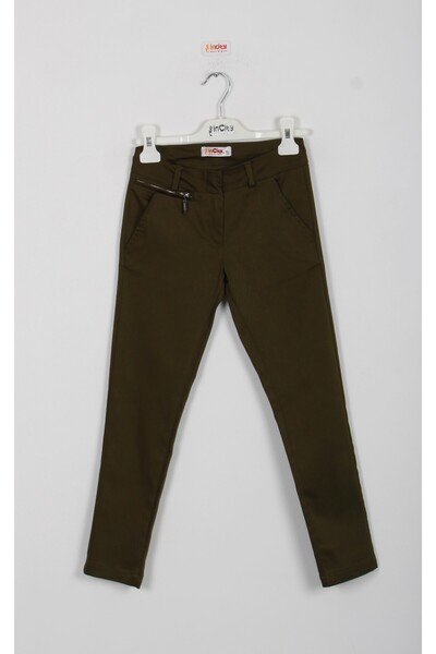 incity Girl's Zipper Pocket Detailed Trousers