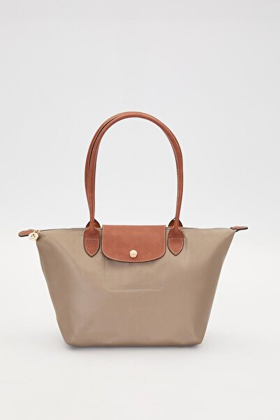 Levidor Сумка через плече з довгими ременями та сірим шкіряним клапаном