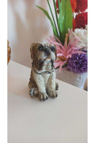 Hureggo vintage polyester buldog köpek biblo & 12 cm