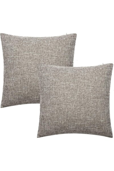 Tan.Tomi Set of 2 TanTomi pillowcases, textile, khaki/beige 30 x 50 cm