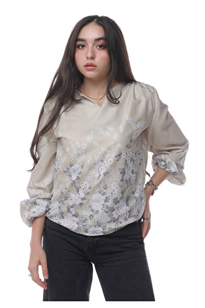 SUGA بلوزة زهور الباستيل