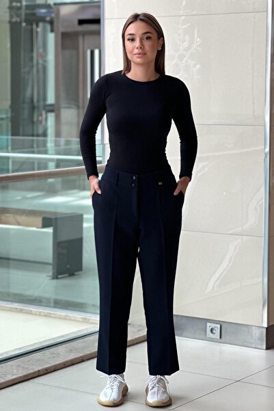 sentez giyim Synthesis B-Size Pants with Elastic Back