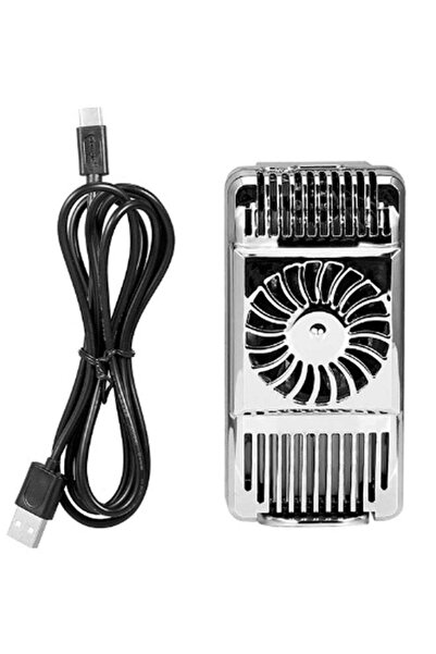 fun zone Portable Semiconductor Radiator Cooling Fan Silver/Black