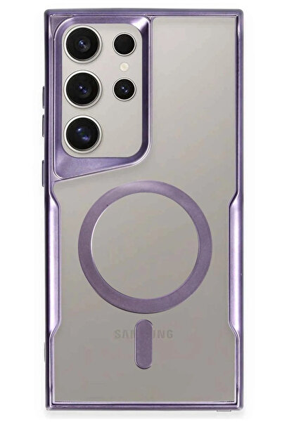 NewFace غطاء سيليكون من سامسونج جالاكسي S23 ألترا من SPTRNS - (142303) أرجوان...