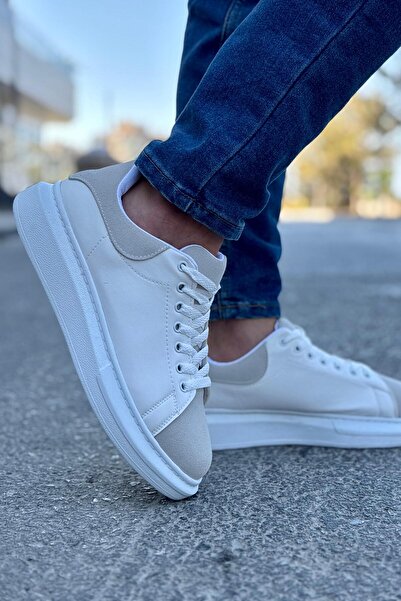 Luis Toronto Ανδρικά αθλητικά παπούτσια LT109 σε λευκό γκρι σουέντ