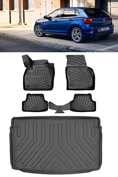 Rizline Volkswagen Polo 2023 ve Sonrası Life-Syle Paket 3D Havuzlu Paspas ve ...