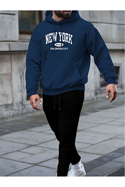 Lider Leather Σετ 2 τεμαχίων Unisex με στάμπα και κουκούλα – Φούτερ & Παντελό...