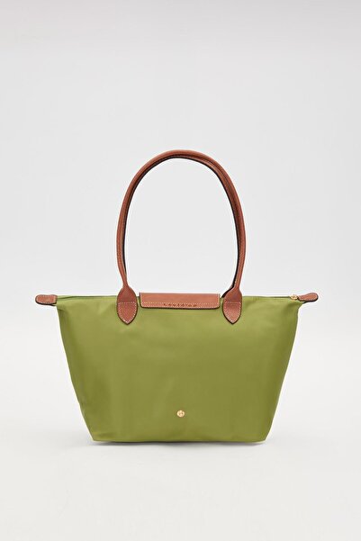 Levidor Long Strap Shoulder Bag with Green Leather Cover