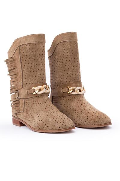 Gusse Novera Women's Genuine Suede Leather Summer Boots K151906-2