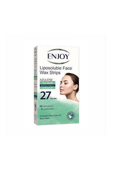 Enjoy Wax Strips for Face Hair Removal with Azulene - 27 Pieces