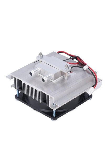 Genel Markalar Termo Elektrik Peltier Su Soğutucu Sistem 50W Mini Klima Buzdolabı Buzluk Akvaryum Bilgisayar Araba