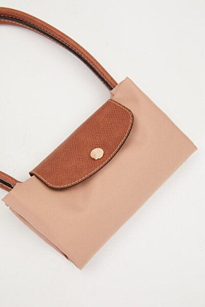 Levidor Haki Deri Kapaklı Uzun Askılı Omuz Çantası