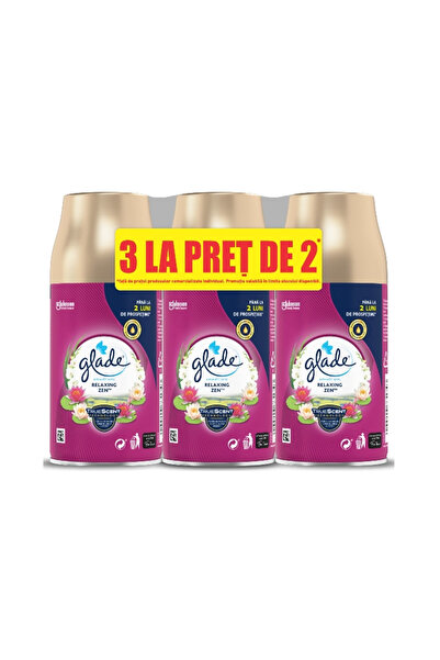 Glade 3 X 269 ml - Spray Automat , Zen Relaxant, 3 X 269 ml