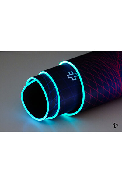 QwertyKey Mousepad RGB CyberWave V2 για επιφάνεια εργασίας με ραμμένες άκρες 4 χιλ.