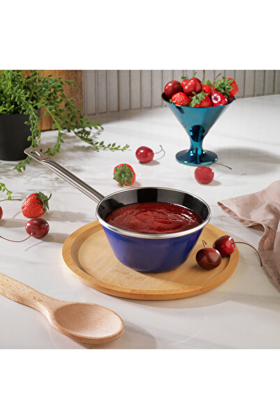 Schafer Komfort Conical Sauce Pan 13 Cm-Dark Blue